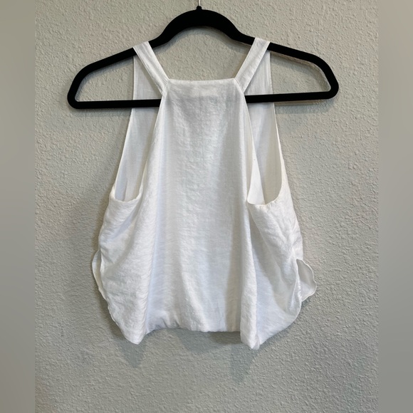 Urban Outfitters Silence + Noise White Halter Top Cropped Small - Picture 2 of 7